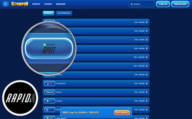 top Rapid Transfer online casino