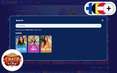 casino live crazy time