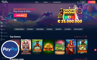 holland casino paypal