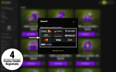online casino zonder registreren storting