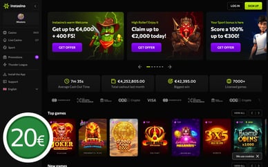 €20 deposit casino