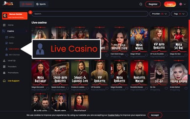 live online casino