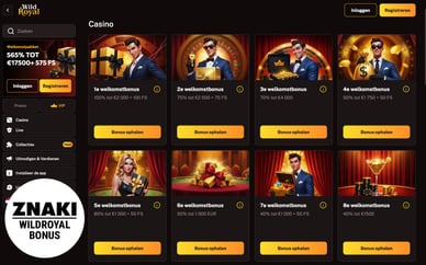 wild royal bonuses