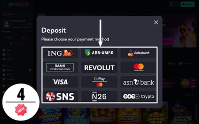 casino nieuwe deposit