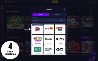 casino met snelle uitbetaling ideal