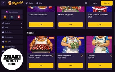 mamabet casino bonus