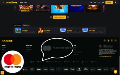 mastercard casino online