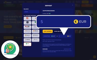 betrouwbare online casino 5 euro