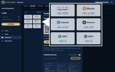 casino elite spin deposit