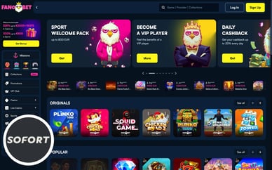 casino die sofort accepteert