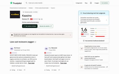 Kaasino trustpilot