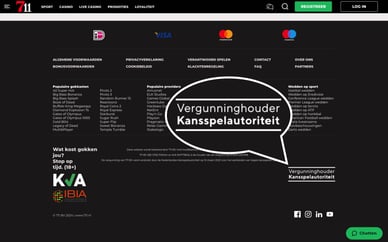 casino 711 legaal nederland