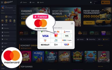 best Mastercard online casinos
