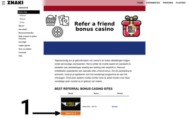 casino refer a friend bonus