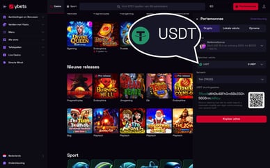 online casino on tether