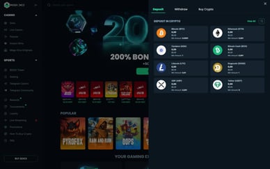 deposit casino megadice