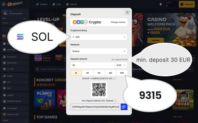 crypto casino solana