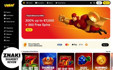 Shake Bet casino review