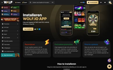 wolf casino app