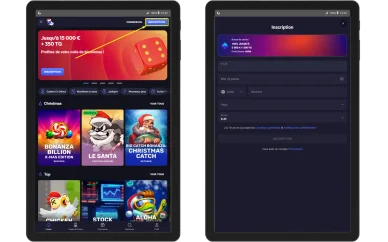 Formulaire d’inscription Spin Aura. Inscription au casino Spin Aura.