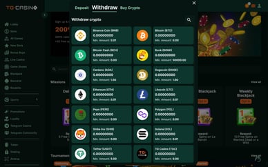 tg casino withdrawal time