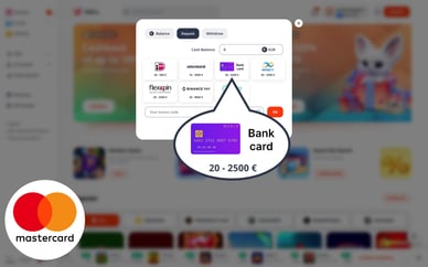 mastercard casino site