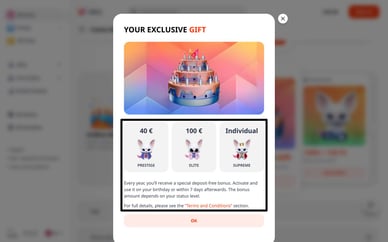 verjaardagsbonus casino bonusvoorwaarden