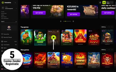 casino spelen zonder registratie