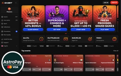 beste online casino astropay