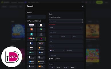 5 euro deposit casino ideal