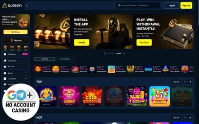 online casino no account