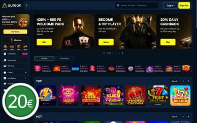 casino deposit 20