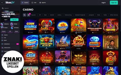 likes bet casino spellen