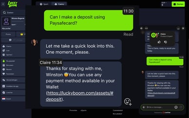 lucky boom contact