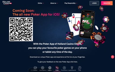 Holland casino online poker app