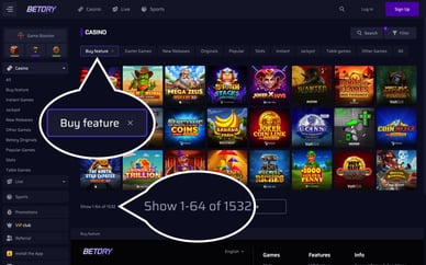 online casino bonus buy