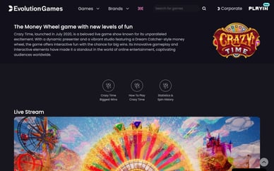 evolution crazy time