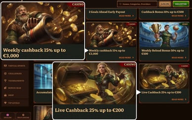 cashback bonus online casino