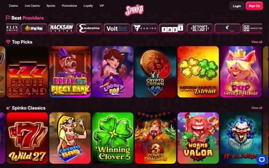 spinko casino spellen