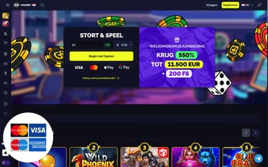 casino met creditcard