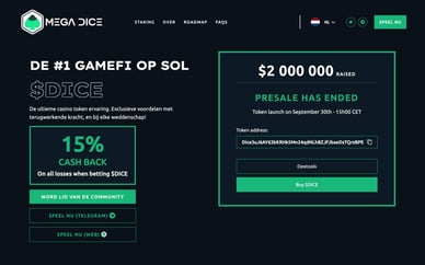 Mega Dice token