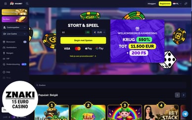 15 euro deposit casino buitenland