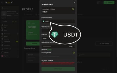 tether casino online