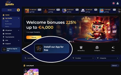 Spinita app