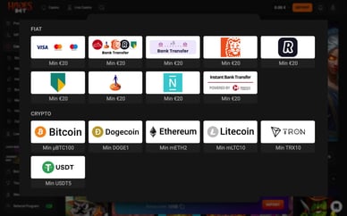 casino hades bet deposit