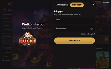 lucki casino login