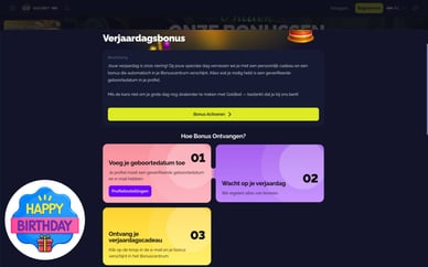 online casino verjaardag bonus