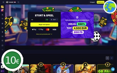 10 euro deposit casino buitenland