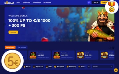 beste 5 euro deposit casino