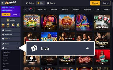 live casino app